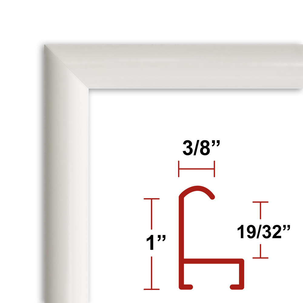15 White Picture Frame