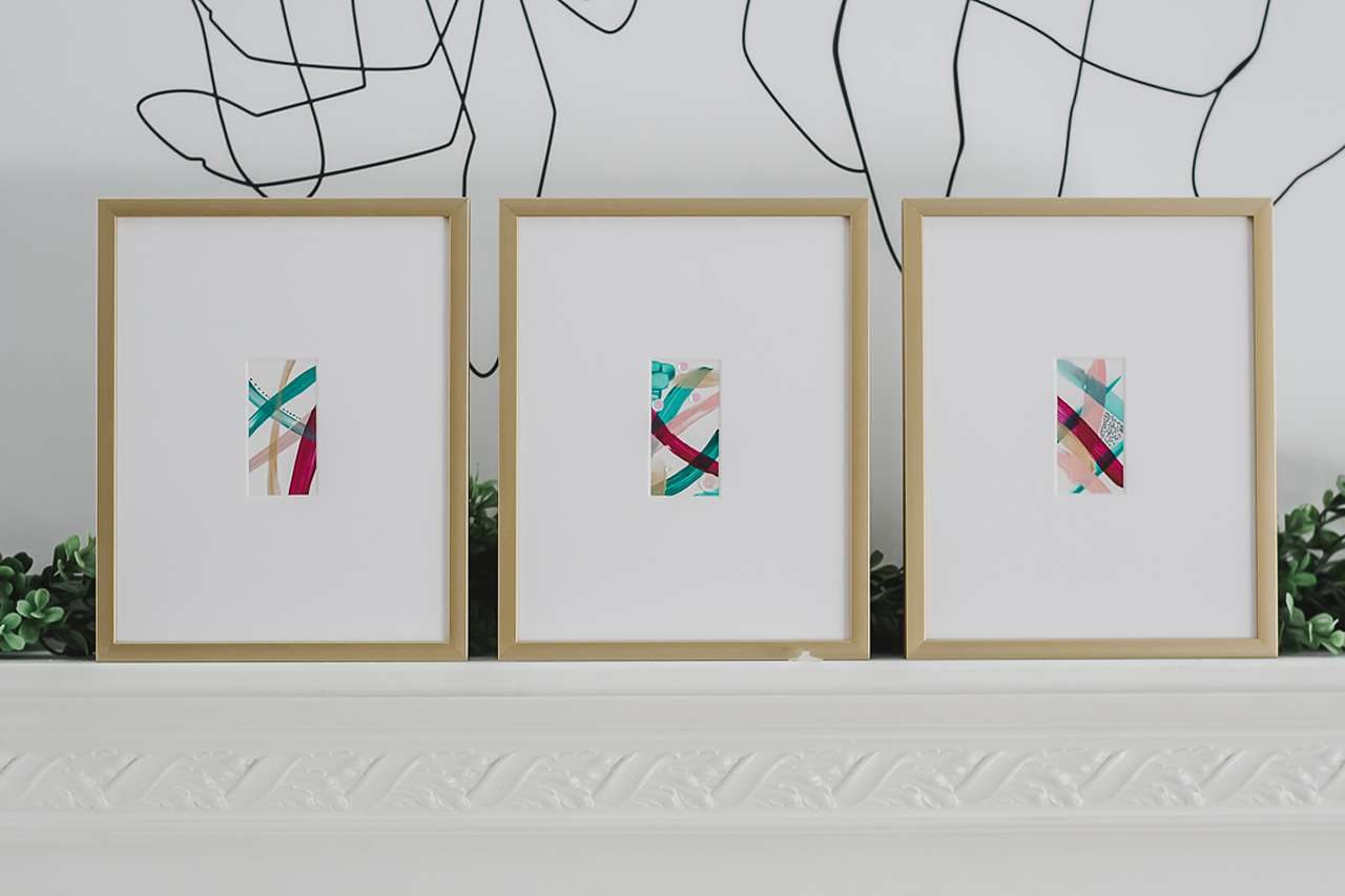 How to Frame Small Art (Art Smaller than 5" x 5") Frame It Easy