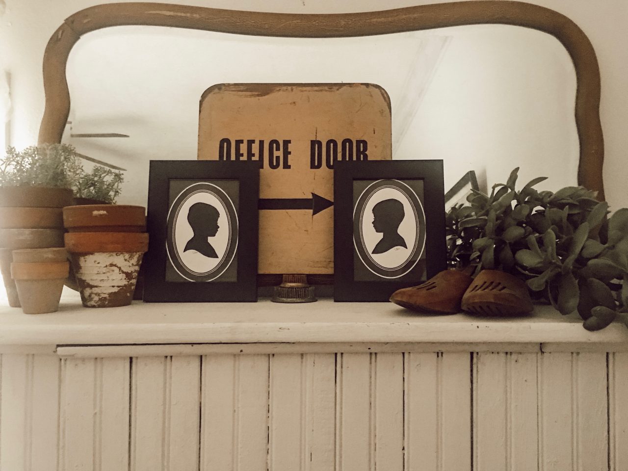 framed silhouettes