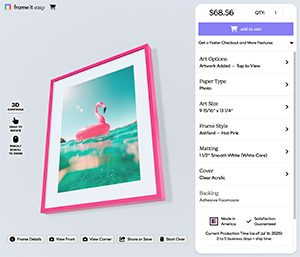 Frame Designer 3D Preview