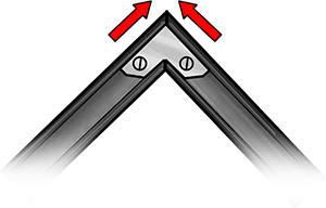 Adjust frame rails to fit together