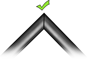 Properly aligned frame rails