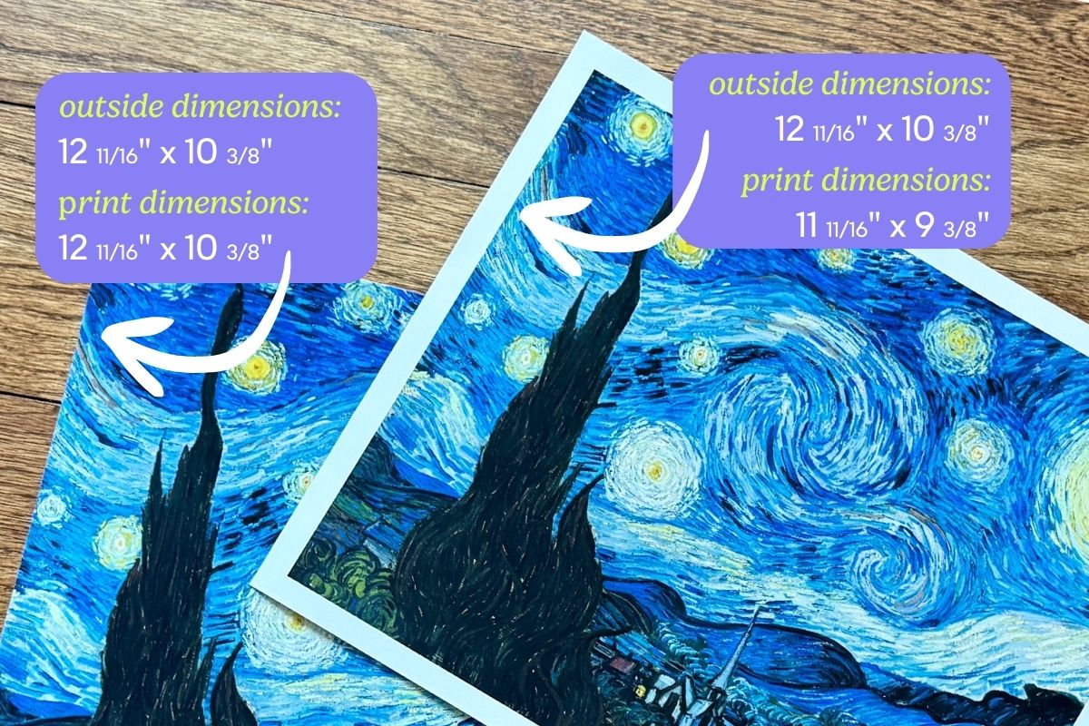 custom sized art prints