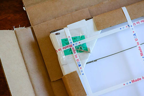Custom packaging for each and every frame we build.