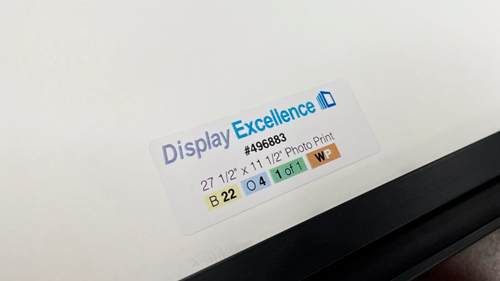 Packing slip with your brand logo