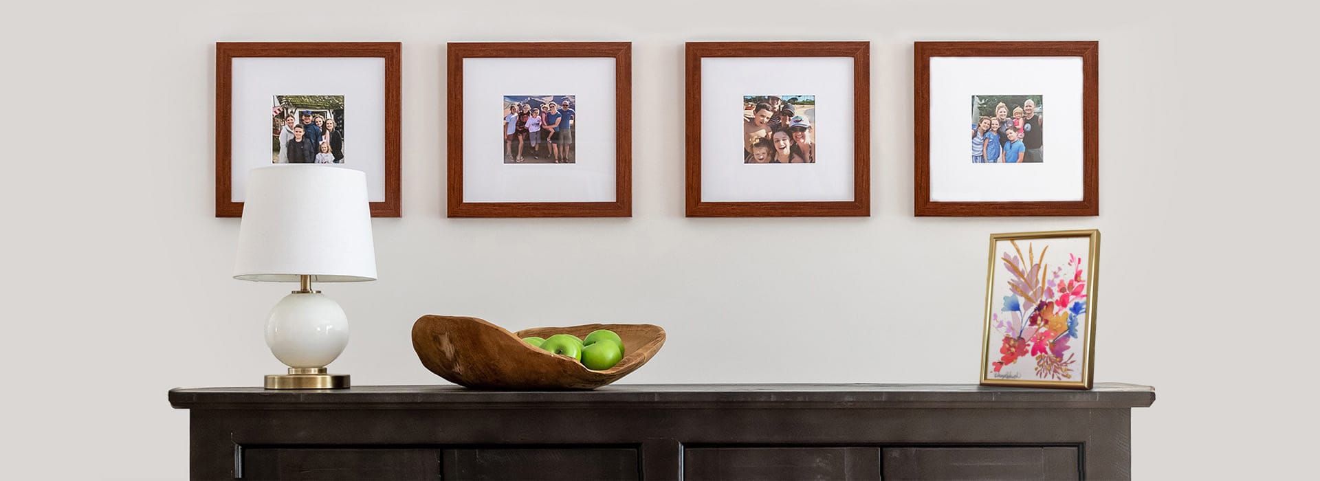 Make a Big Impact with Small-Scale Art: Gallery Frames with Oversized Mats