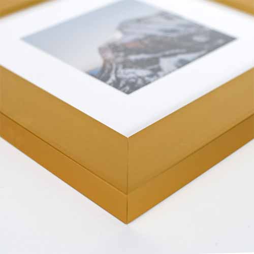 Shelton in Satin Gold Side