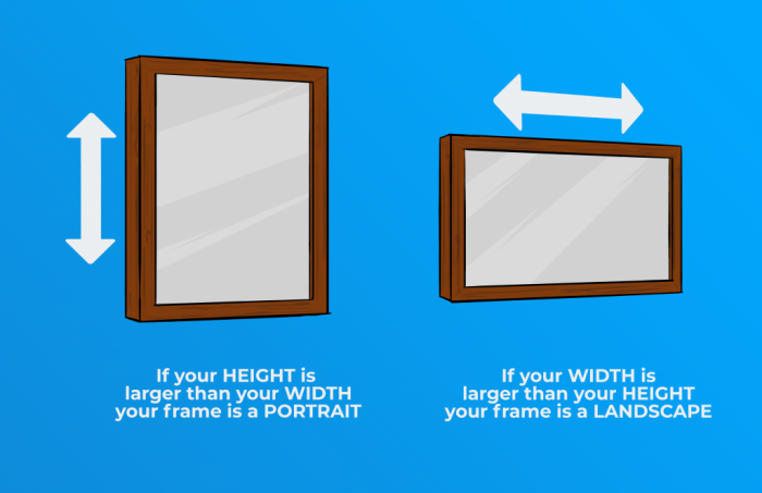 Orientation: Portrait vs. Landscape