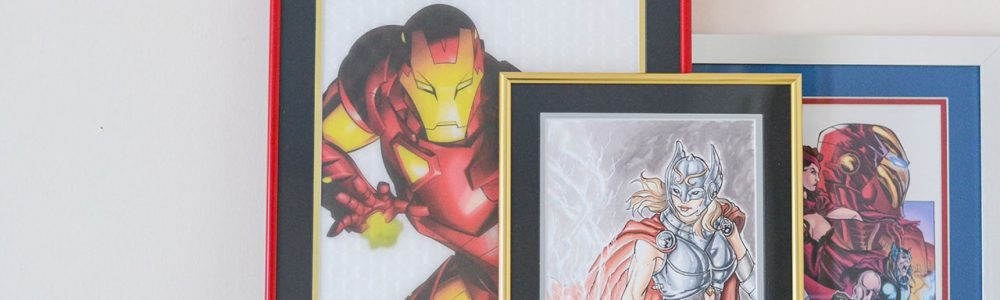 Custom framed art