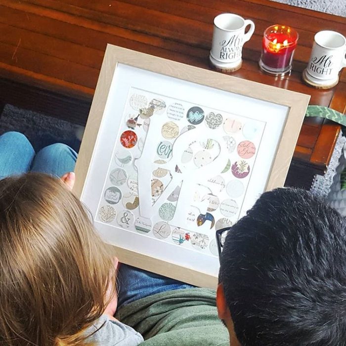 Craft a framed weeding keepsake