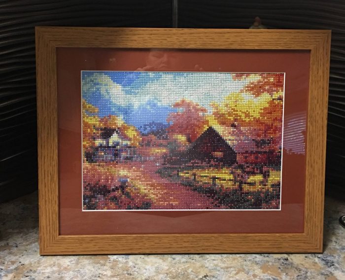 Diamond art painting frame