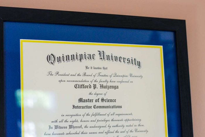 Black Diploma Certificate Frame