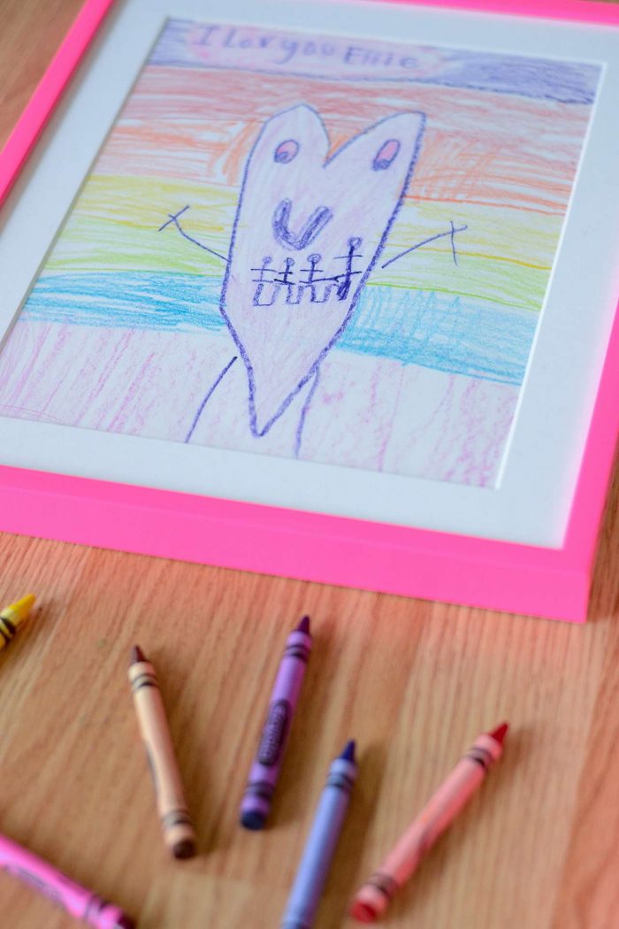 Unique Framing Ideas - Frame kid's artwork