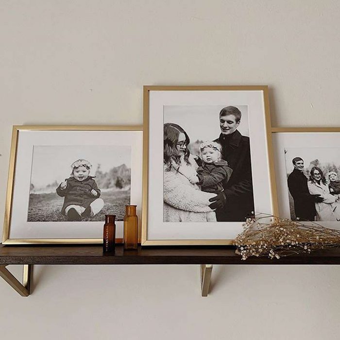 Gold picture frame 