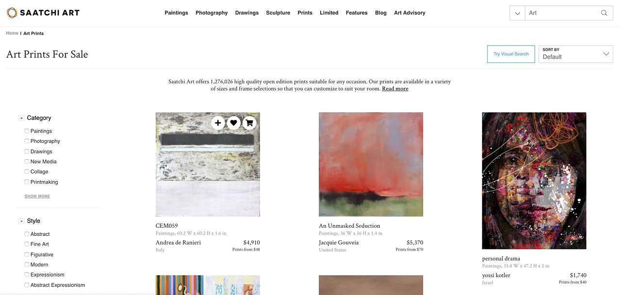 Top 14 Art Sites To Find Art Online Buy, Print, Or Download