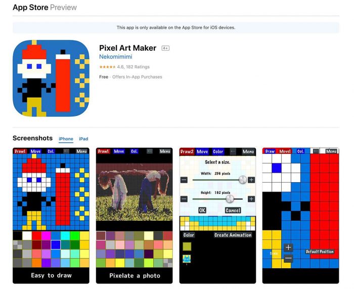 Pixel Art Maker app