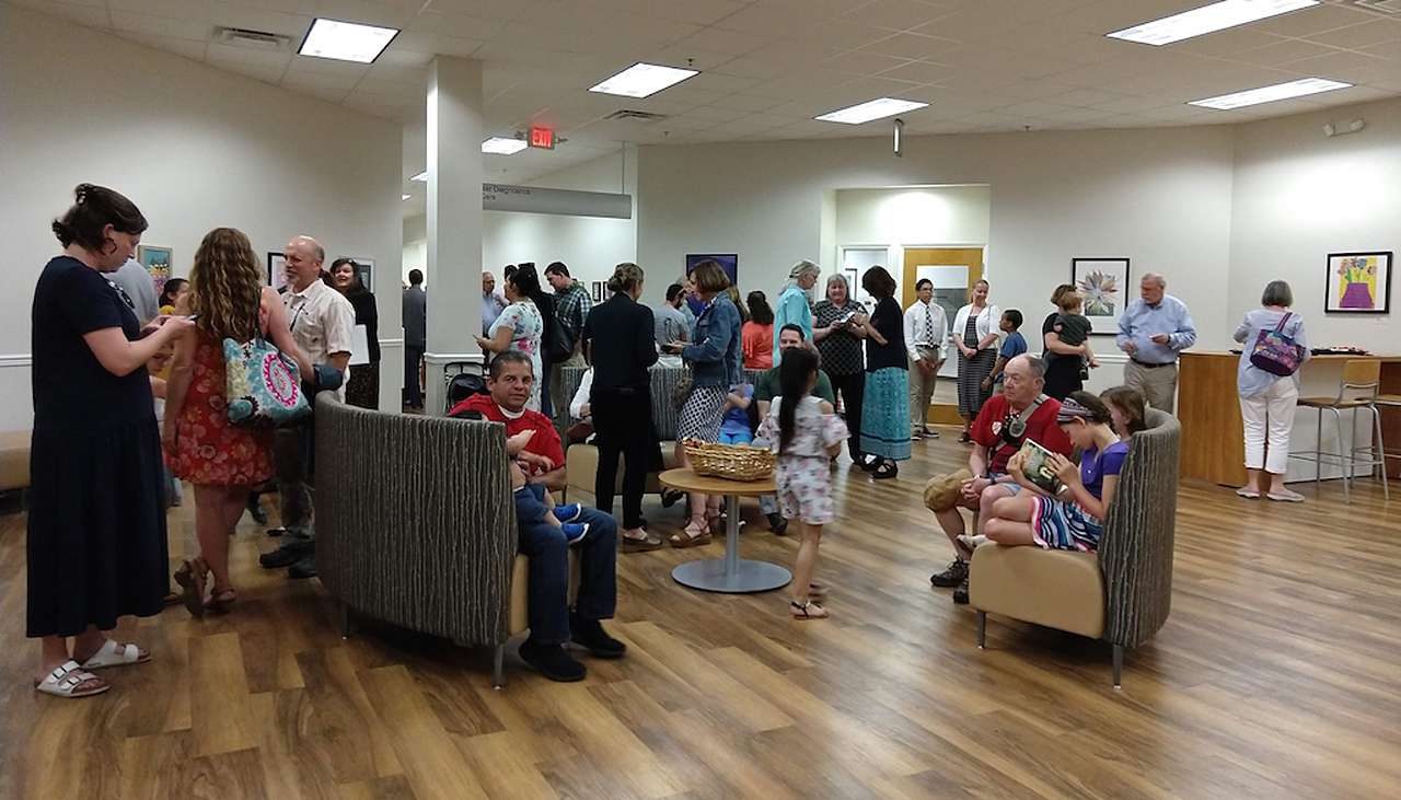 Gallery audience at Maryland Hospital