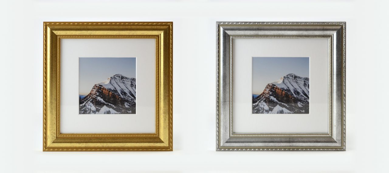 Granby ornate frame gold and silver by Frame It Easy