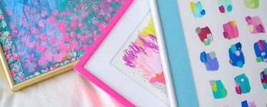 colorful art frames