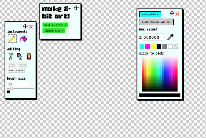 make8bitart website