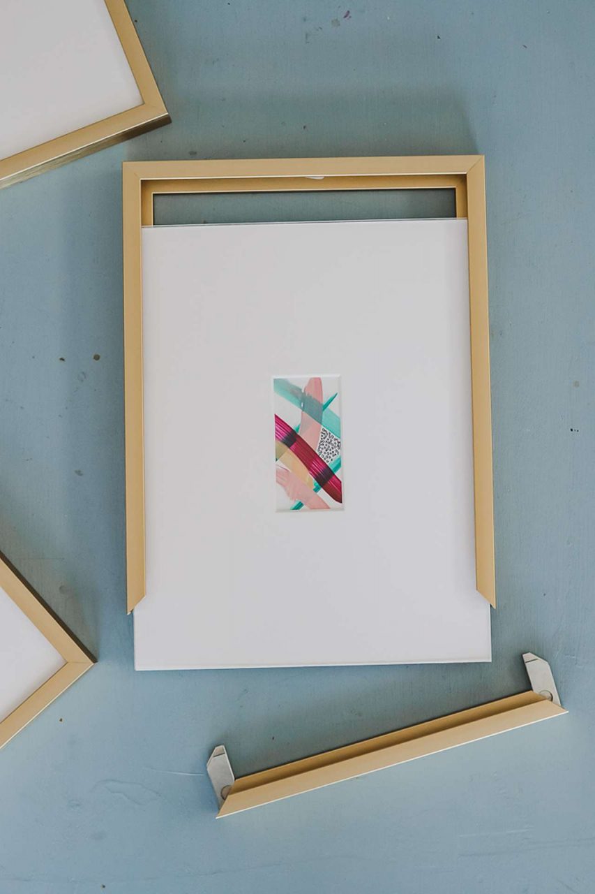 How To Frame Small Art (Art Smaller Than 5 X 5)