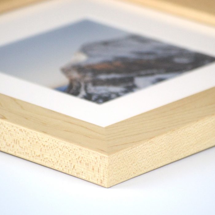 natural wood picture frame