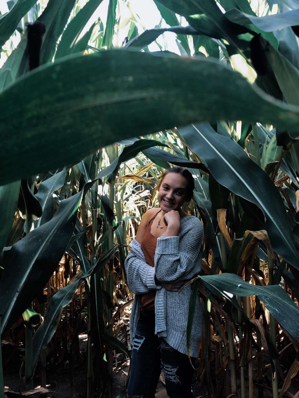 girl in corn field