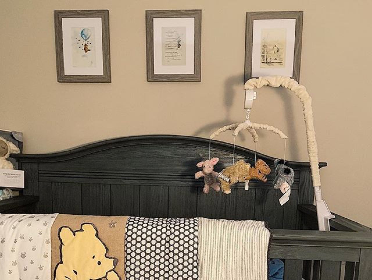 Crib in kids bedroom 