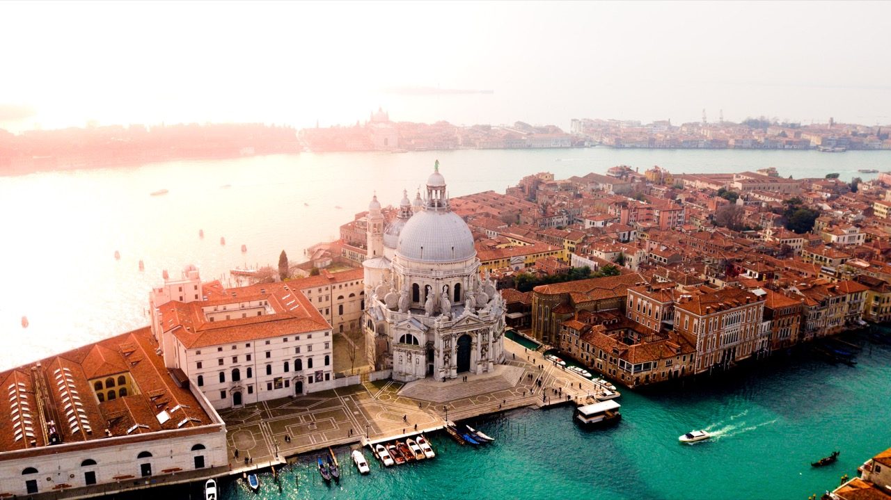 overlooking Venice