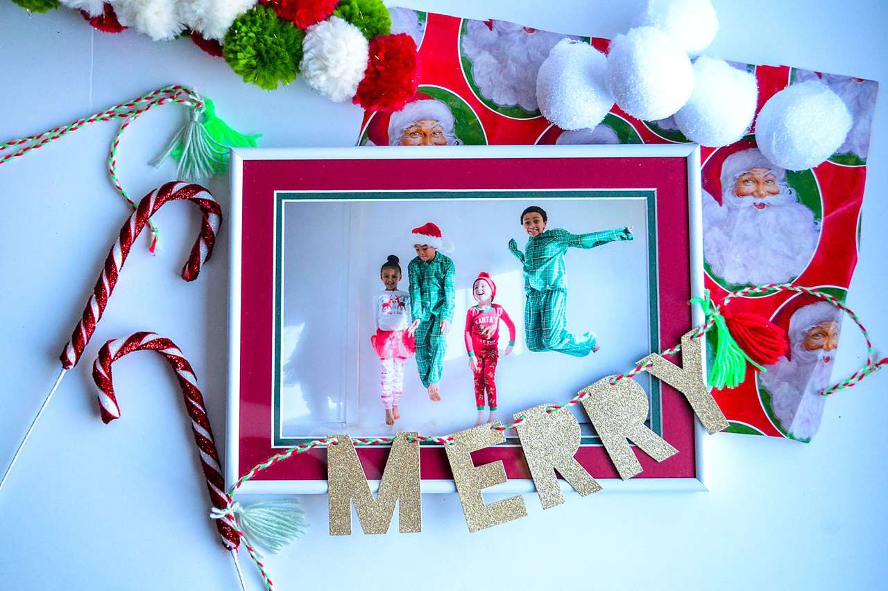 Creating A Custom Frame For Your Seasonal Memories 3 colored frame