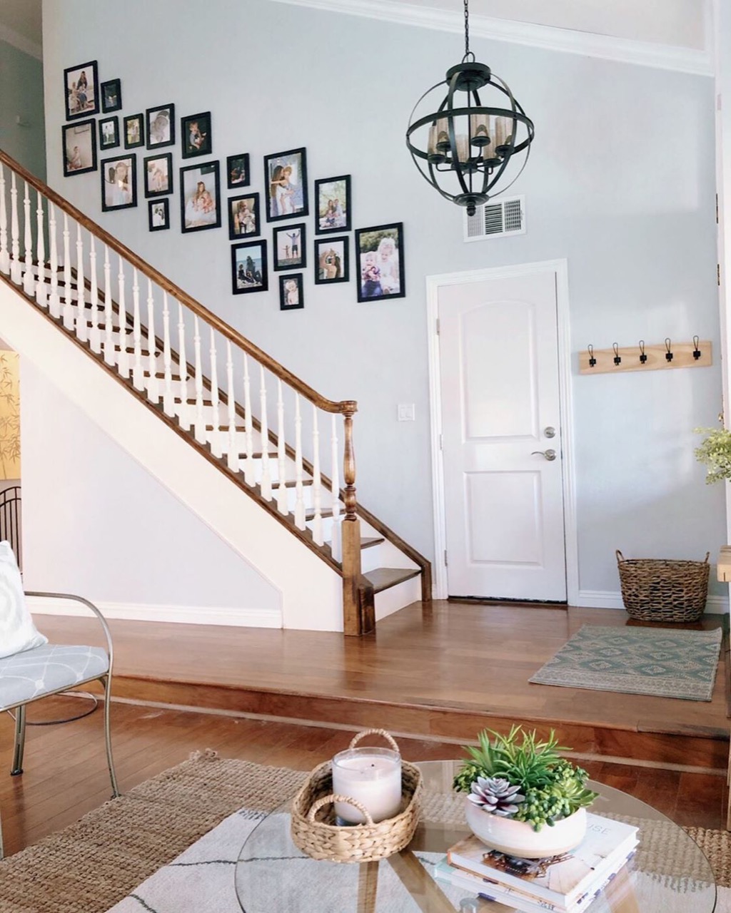 staircase gallery wall