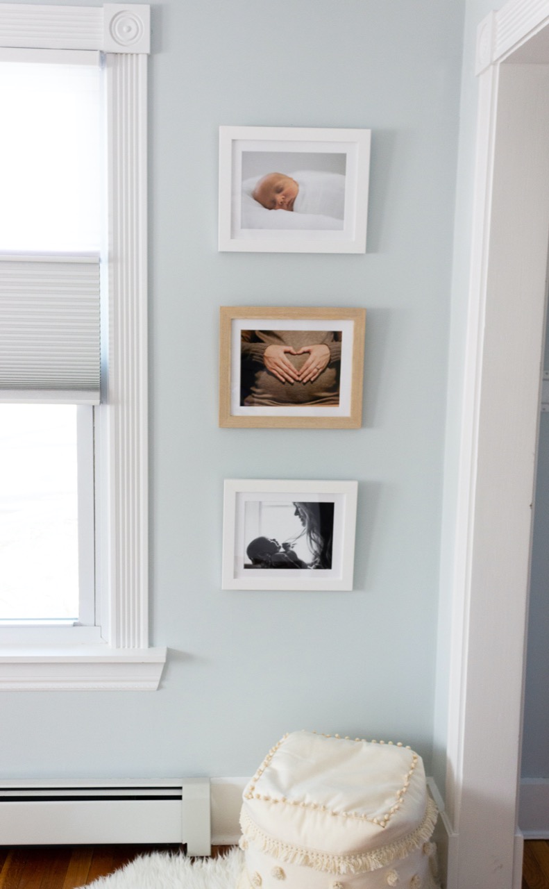 Elegant Black or White with gold matting and Gold Picture Frame