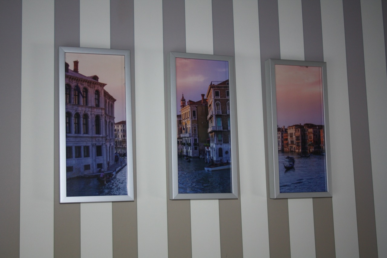 3 Split pictures of Venice