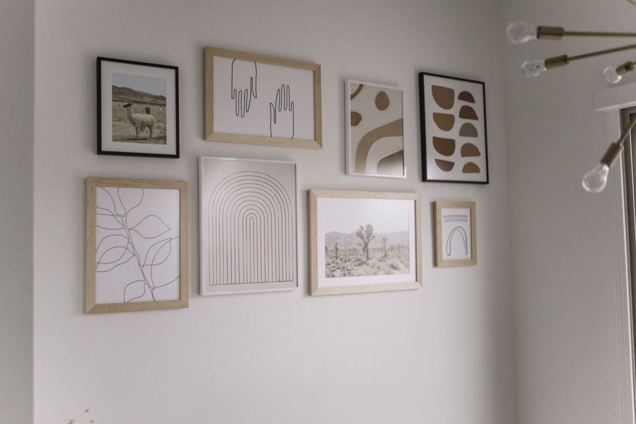 small gallery wall 