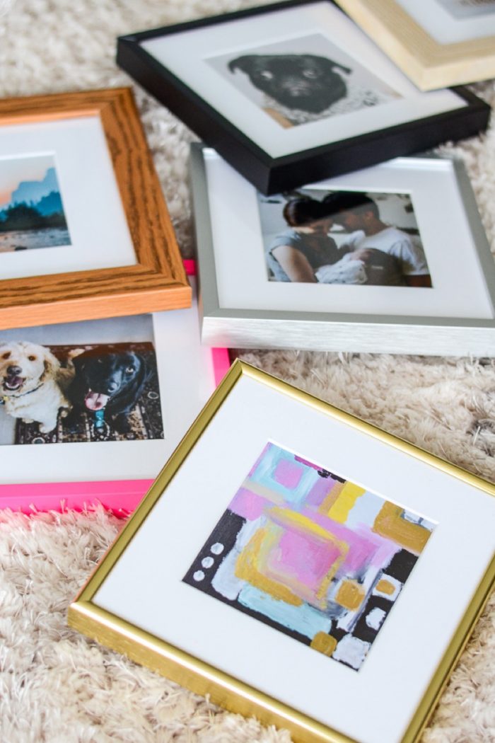 The Most Popular Picture Frame Sizes: Outside Frame Size: 8 3⁄16” x 8 3⁄16“
