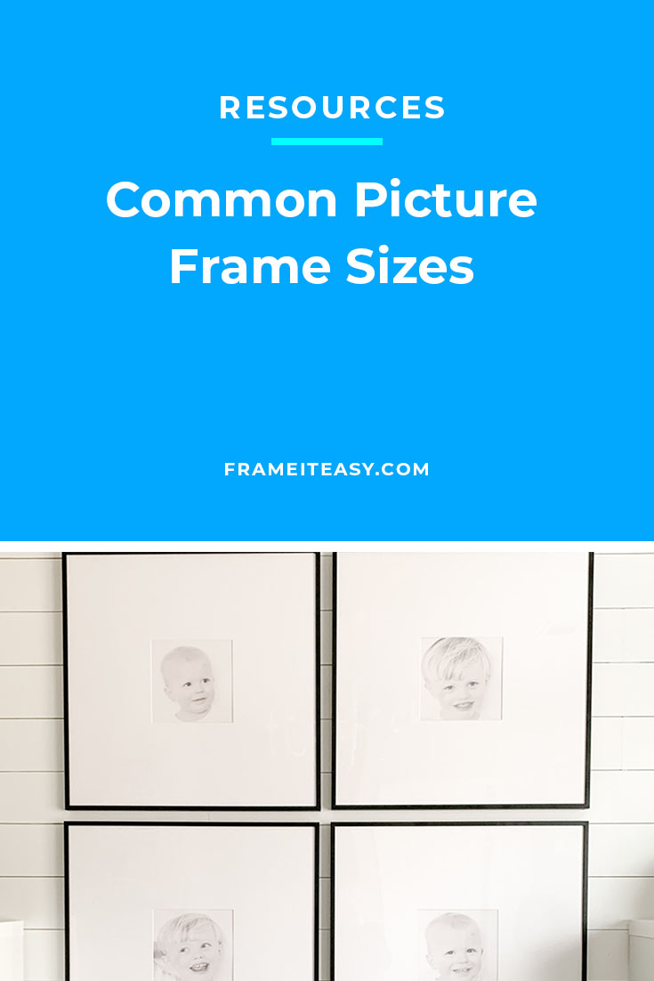 What Are Common Photo Frame Sizes