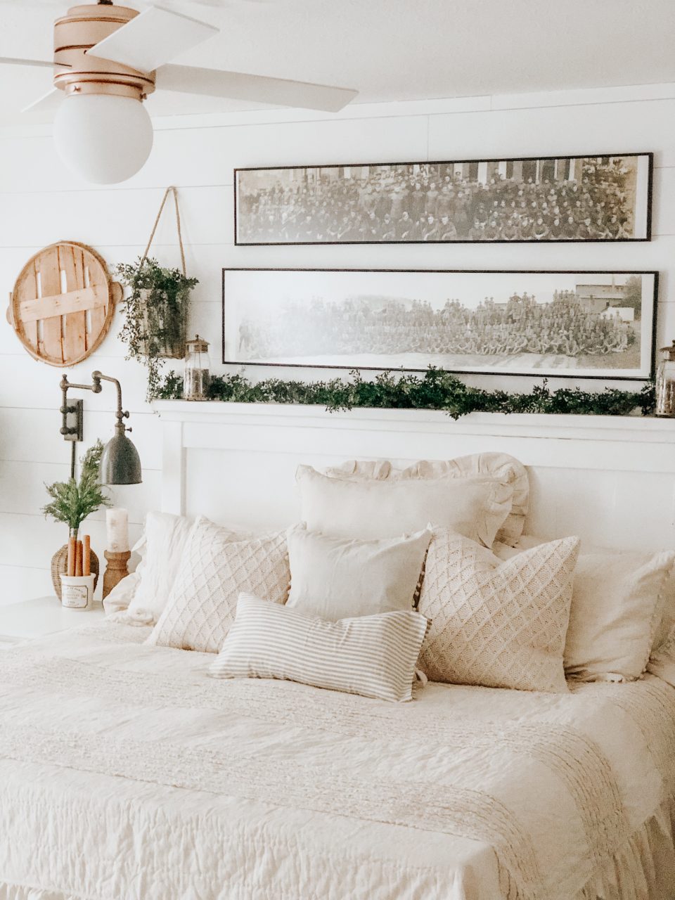 above bed decor 