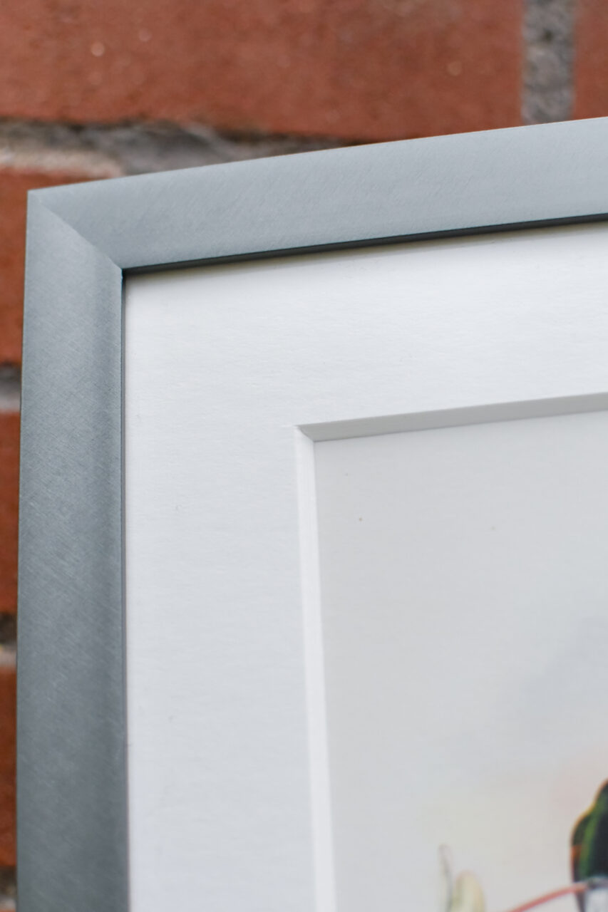 How to Measure a Picture Frame: Inside & Outside Sizes Explained 10 closeup of matboard