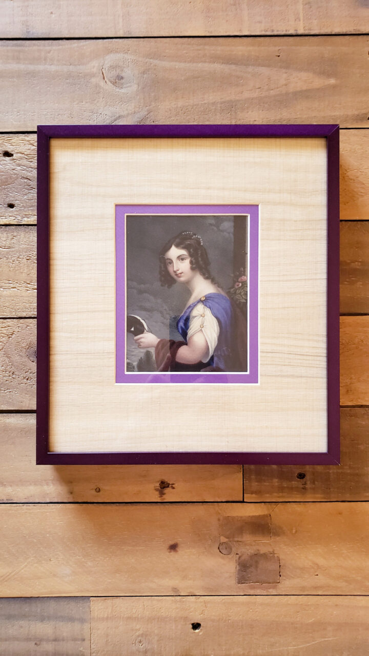 Custom Picture Frames — Ideas For Adding Matboards 13 wood grain patterned matboard