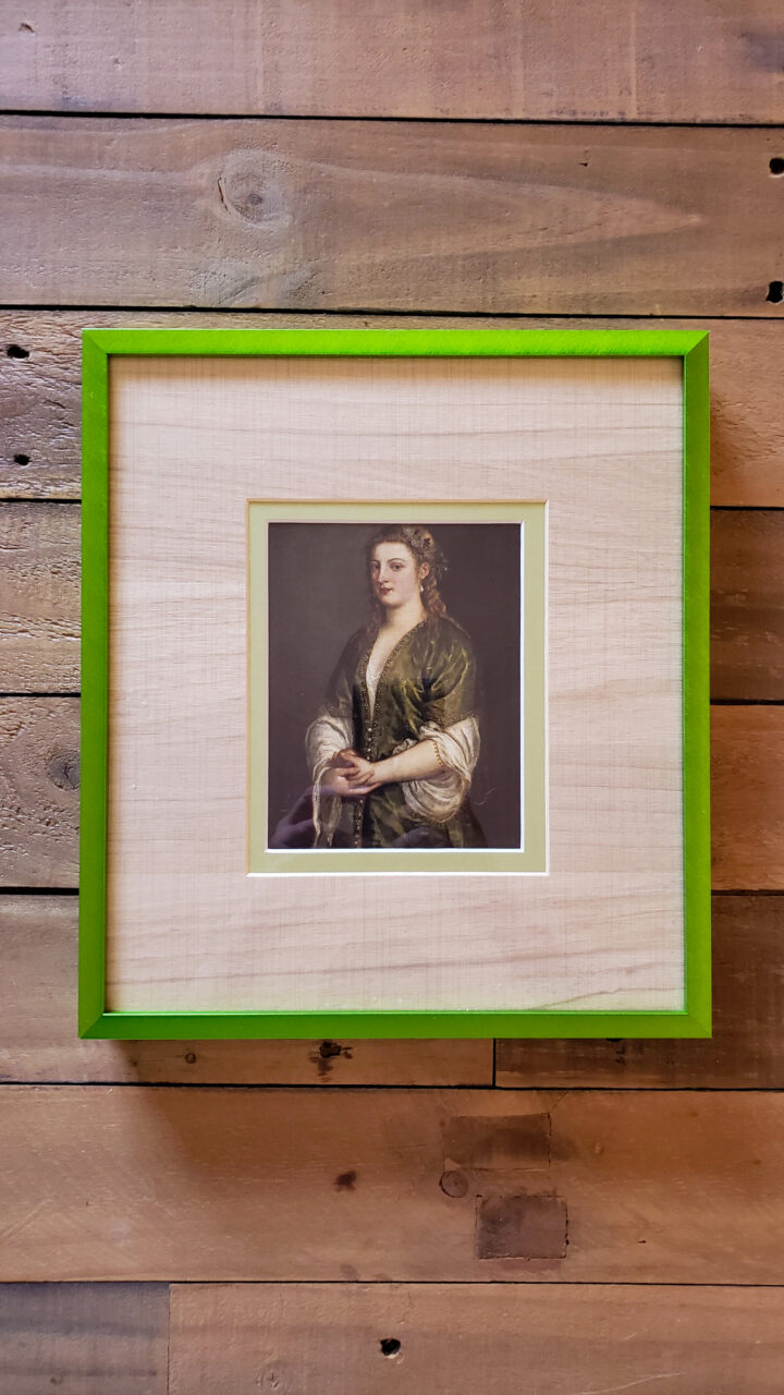 Custom Picture Frames — Ideas For Adding Matboards 14 wood grain patterned matboard