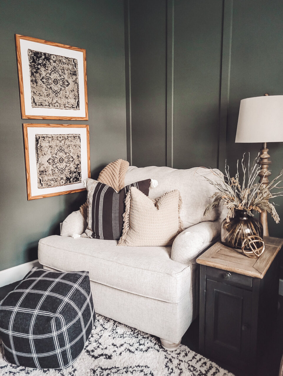 Custom Picture Frames — Ideas For Adding Matboards 4 gallery wall of frames with white matboards