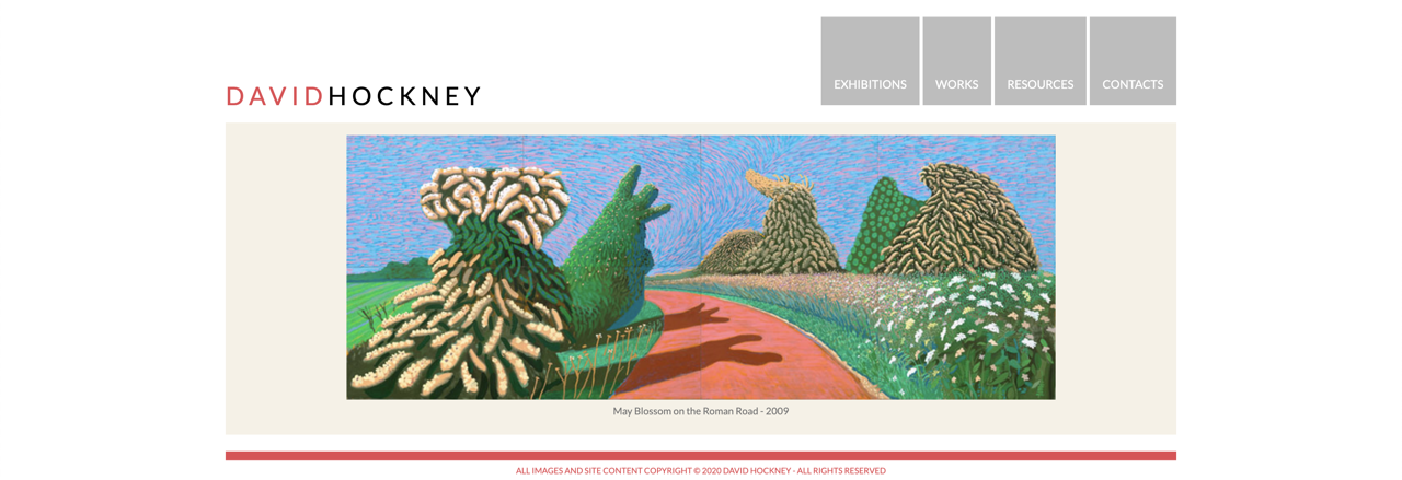 David Hockney home page
