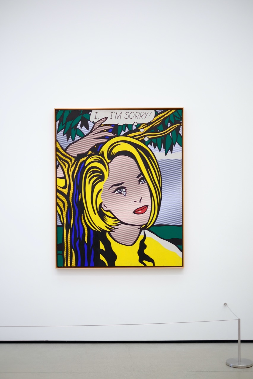 framed piece by Roy Lichtenstein