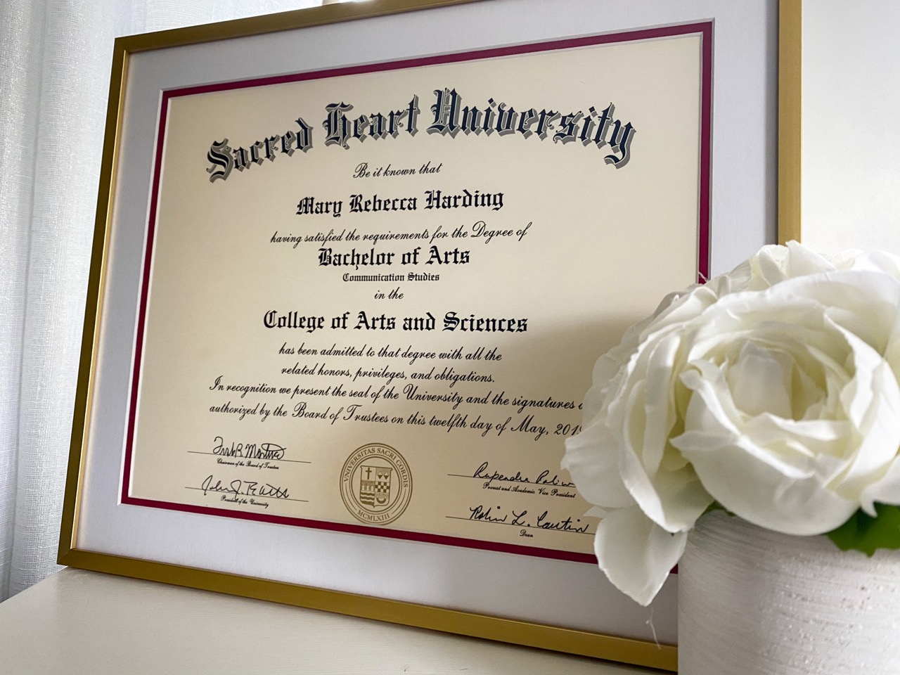 Framed Diploma