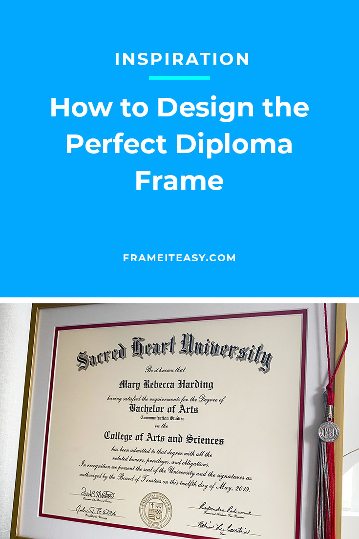 The Perfect Diploma Frame