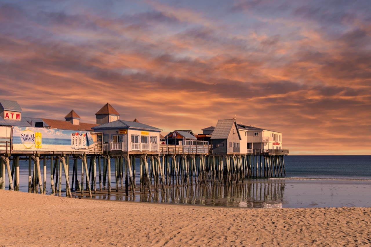 Beach Pier in Maine