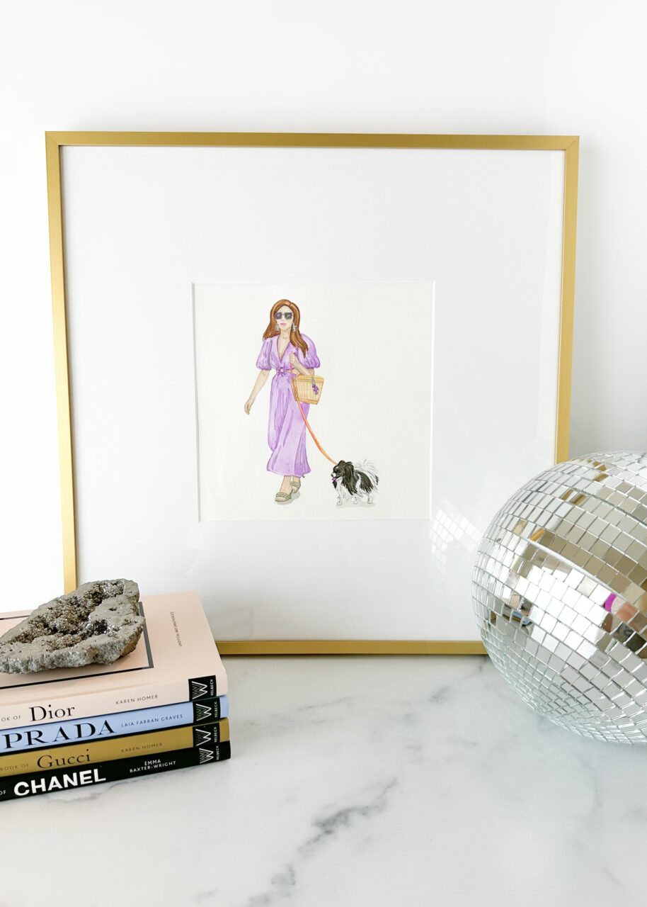 Framing Fashion Illustrations: How to Highlight Style, Detail, and Design 10 custom framed fashion illustration