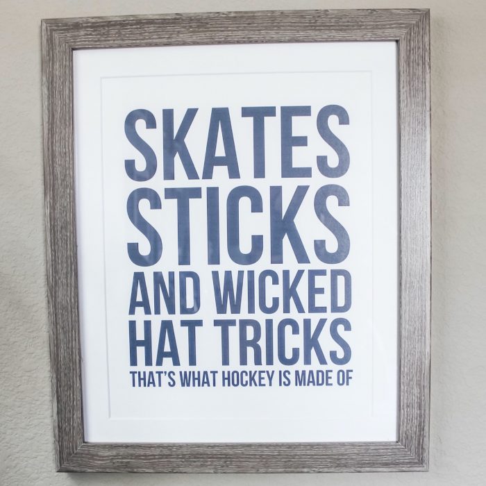 Sports Fanatic: Sports Memorabilia Framing - Hockey fan art