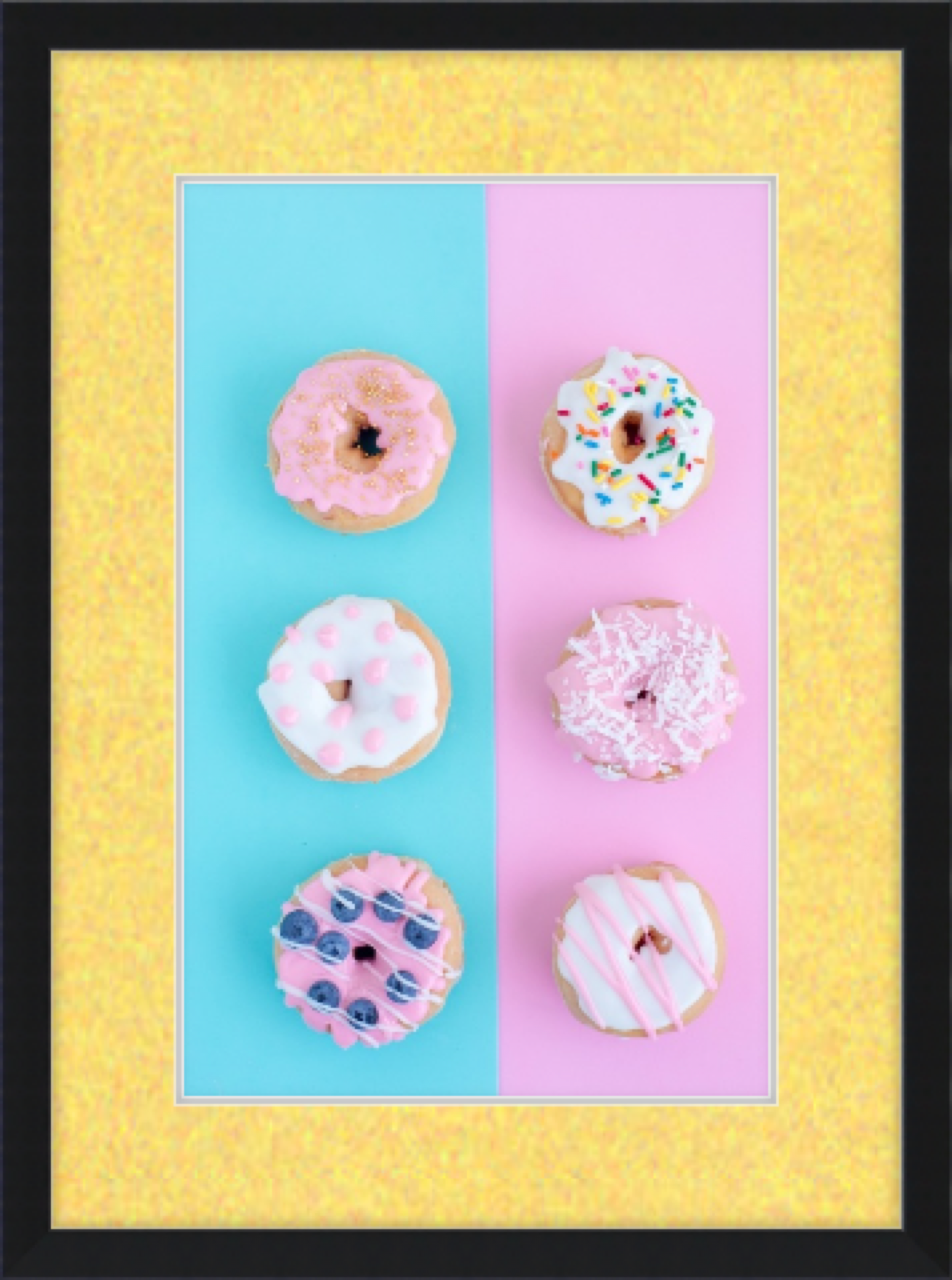 framed donuts