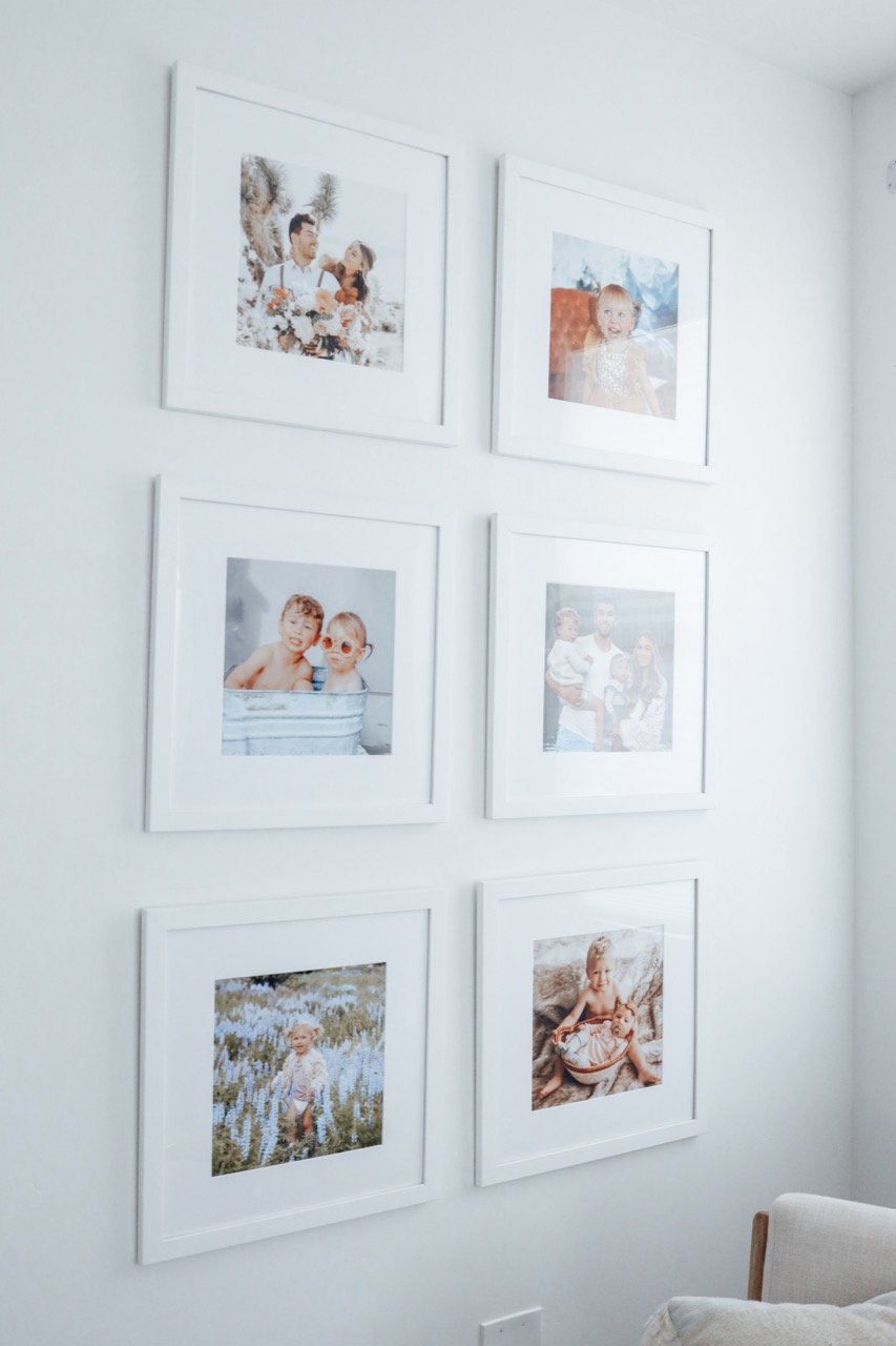 Gallery Wall of family photos